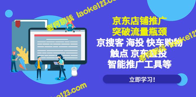 京东店铺智能推广：快速突破流量限制，利用京搜客海投和直投工具优化购物触点-老柯聊钱