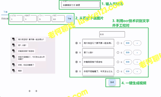 【必备工具】微信对话生成脚本，轻松制作视频！【附脚本及教程】