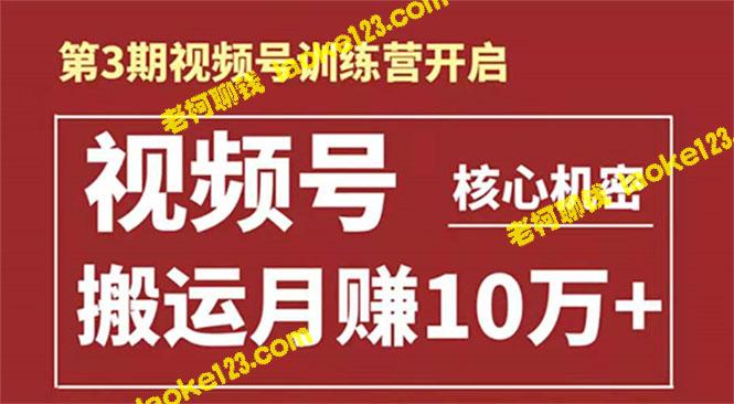 起航哥：暴力搬运日入3000+月赚10万玩法-老柯聊钱