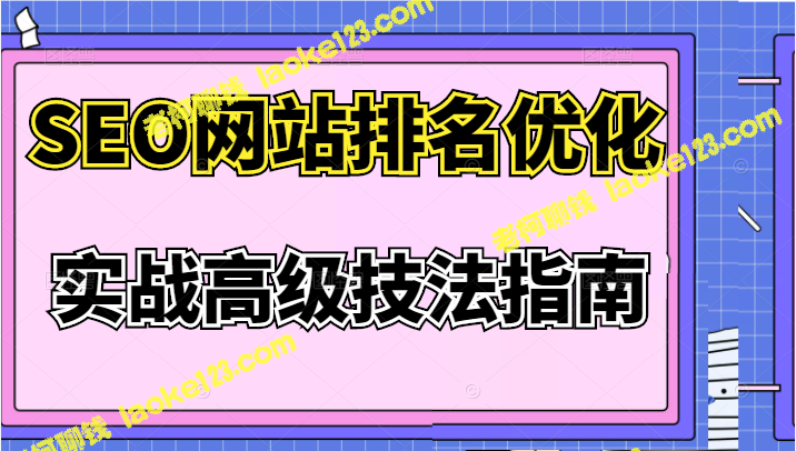 SEO排名优化实战指南，原创精简高级技法，价值3980元-老柯聊钱