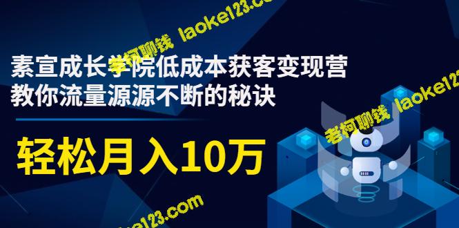 创新营销秘诀：低成本获客变现，轻松月入10万-老柯聊钱