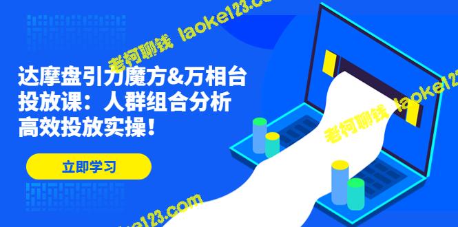 达摩盘引力魔方&万相台投放课：人群分析与高效实操-老柯聊钱