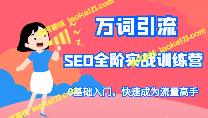 SEO训练营：零基础入门，快速成为流量高手！-老柯聊钱