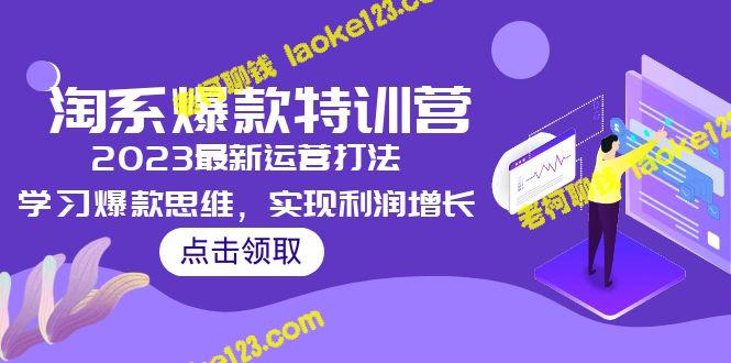 2023淘系爆款特训营：学习最新打法，实现利润增长-老柯聊钱