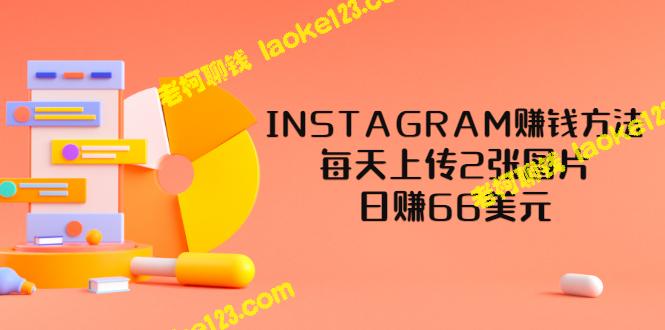 每天2张图，INSTAGRAM日赚66美元（视频教程）-老柯聊钱